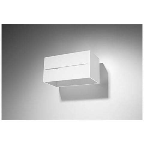 Lampada Da Parete In Alluminio, 20 X 10 X 10 Cm, Colore: Bianco - Foto 2