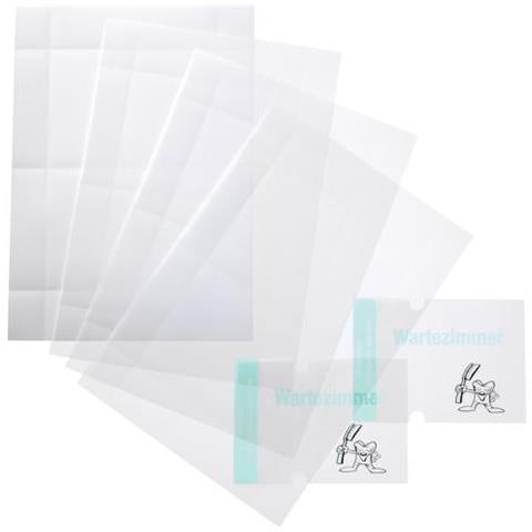 Crystal Sign - Transparente Klare Folie - 148 X 148 Mm - 20 Stck. - Fr P / n: 4822-19 (4832-19)  - Foto 1