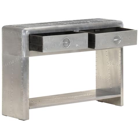 Credenza Stile Aviatore 110x35x75 cm in Metallo - Foto 1
