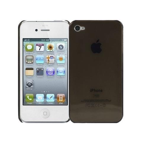 Neon Series Custodia rigida per Apple iPhone 4, Nero - Foto 1