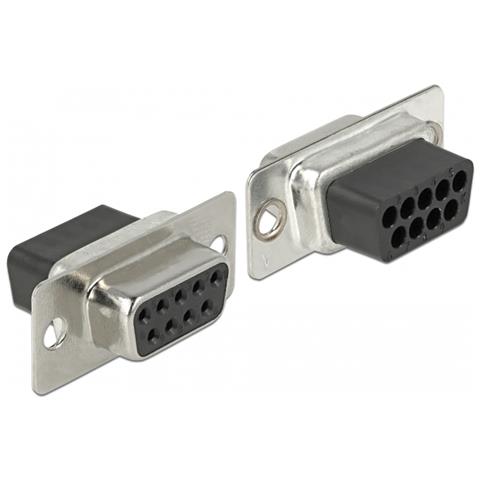 66164 cavo di interfaccia e adattatore Sub-D 9 pin Rj-45 Nero, Grigio, Acciaio inossidabile - Foto 3
