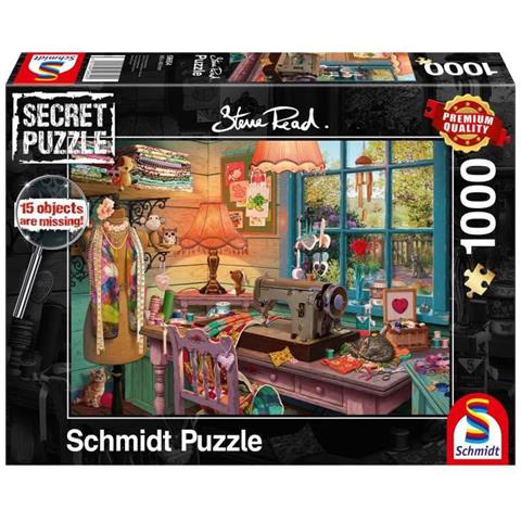 Puzzle Per Laboratorio Di Cucito, 1000 Pezzi - Foto 1
