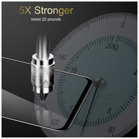 Pellicola Di Armatura Compatibile Con Motorola Moto G 5g Plus In Elevata Trasparenza - Vetro Temperato (tempered) Di Protezione Del Display In Durezza 9h Con 3d Touch - Foto 2