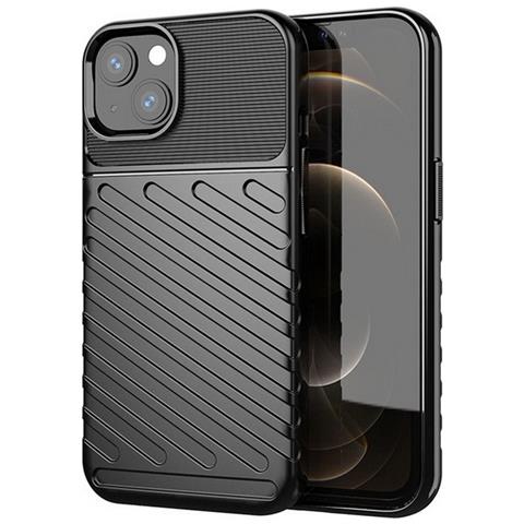 Thunder Custodia Tpu Silicone Cover Case Per Apple Iphone 13 Mini Black - Foto 1