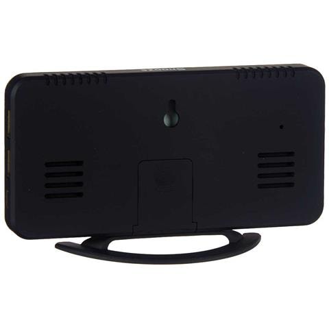 Orologio Digitale Da Tavolo Nero Abs 15,7 X 7,7 X 1,5 Cm (12 Unità) - Foto 2