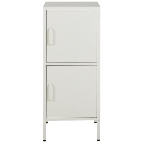 Armadietto Da Ufficio Huron Metallo Bianco - Foto 2