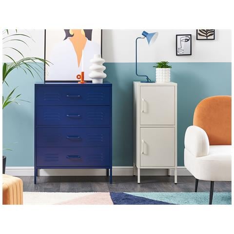 Armadietto Da Ufficio Huron Metallo Bianco - Foto 1