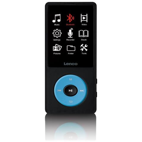 Xemio-860BU Lettore MP3 8 GB Nero, Blu - Foto 1