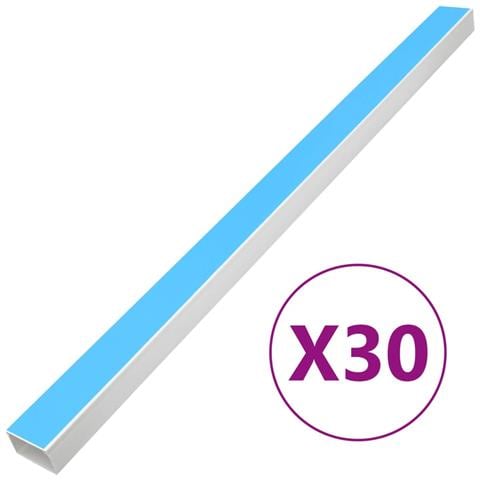 Canalina Per Cavi Autoadesiva 60x40 Mm 30 M In Pvc - Foto 1
