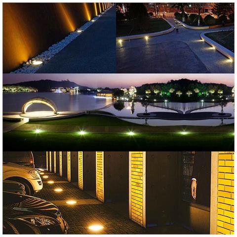 Faretto Da Terra Calpestabile Segnapassi Carrabile 7 Watt Led Luce Naturale Ip67 - Foto 5