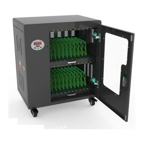 Alcasa Pct01-a20s Portable Device Management Cart& Cabinet Libera Installazione Nero - Foto 2