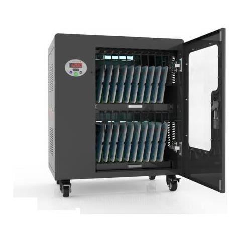 Alcasa Pct01-a20s Portable Device Management Cart& Cabinet Libera Installazione Nero - Foto 3