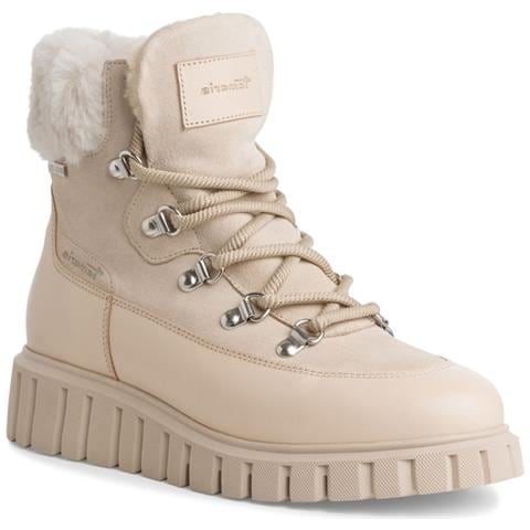 Wl Lace Boot Antelope Stivaletti Pelle Scarpe Donna Beige Eu 40, 1-26267-43 375 - Foto 1