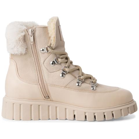 Wl Lace Boot Antelope Stivaletti Pelle Scarpe Donna Beige Eu 40, 1-26267-43 375 - Foto 3