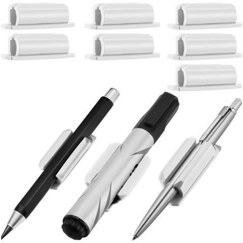 Portapenne Adesivo In Silicone Da 3 Pezzi Per Scrivania White - Foto 2
