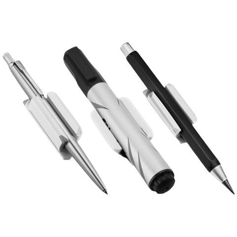 Portapenne Adesivo In Silicone Da 3 Pezzi Per Scrivania White - Foto 3