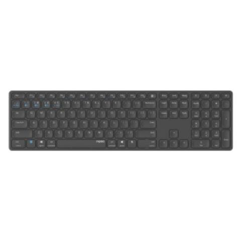 E9800M tastiera Ufficio Bluetooth QWERTZ Tedesco Grigio - Foto 1
