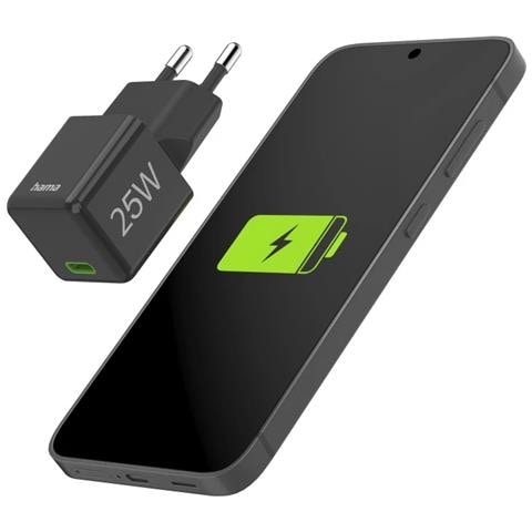 00201985 Caricabatterie per dispositivi mobili Smartphone Nero AC Ricarica rapida Interno - Foto 2