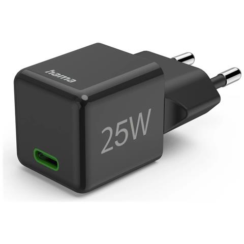 00201985 Caricabatterie per dispositivi mobili Smartphone Nero AC Ricarica rapida Interno - Foto 1