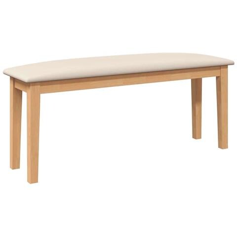 Panca 110 cm in Legno Massello di Hevea - Foto 1