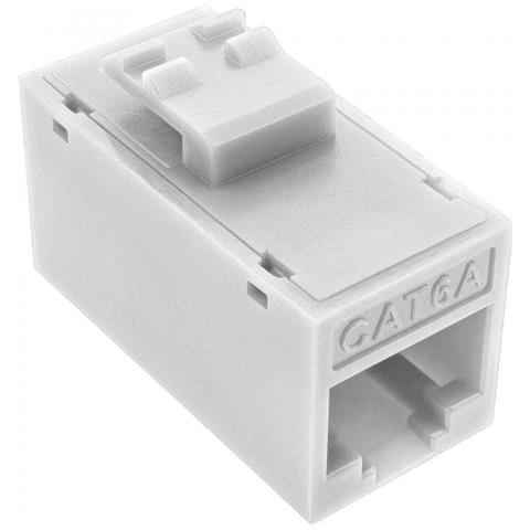 Keystone Rj45 Presa /presa, Non Schermata, Cat. 6a, Conf. Da 8, Bianco - Foto 2