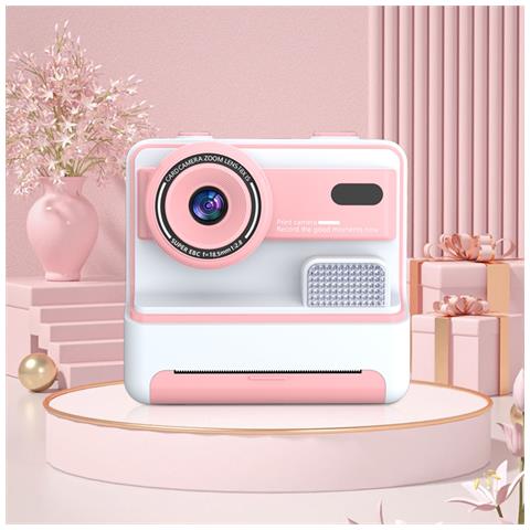 Fotocamera A Stampa Istantanea - Cattura E Stampa Ricordi Pink - Foto 2