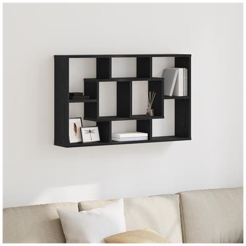 Mensola  - Rovere Nero, 85 x 16 x 52.5 cm, Realizzata in Legno Ingegnerizzato - Foto 2