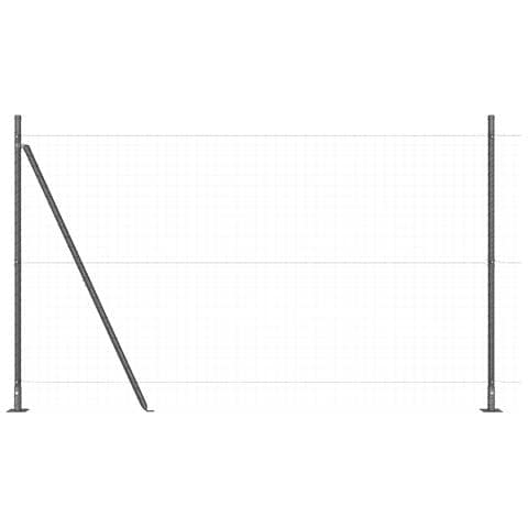 Posti Finestra con Piastra di Base 52 pcs Ø32mm 88,5cm Acciaio Zincato - Foto 1