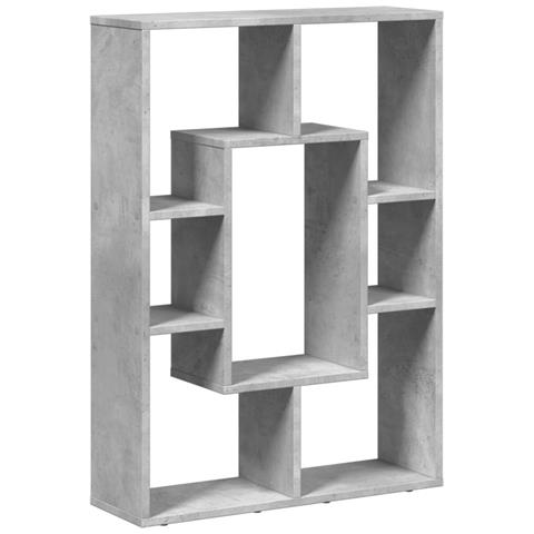 Libreria Grigio Cemento 63x20x90 cm in Truciolato - Foto 1