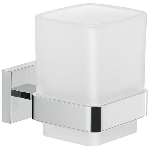 Portaspazzolini Da Muro In Ottone, Alluminio E Cromall A010 Serie Elba Cromato - Foto 1