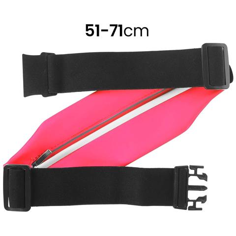 Borsa Sportiva Impermeabile Per Smartphone Regolabile 51-71 Cm, Rosa - Foto 5