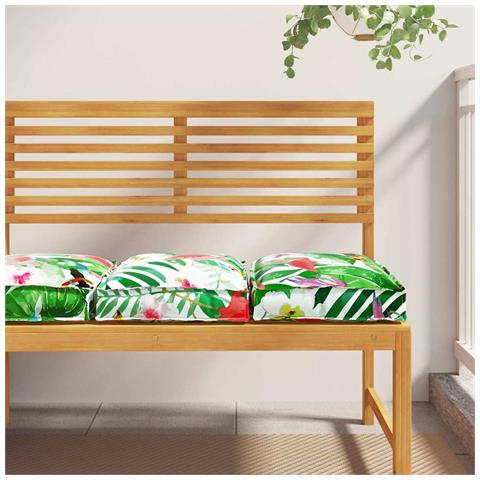 Cuscino per seduta pallet 2 pcs Multicolore 40 x 40 x 8 cm - Foto 2