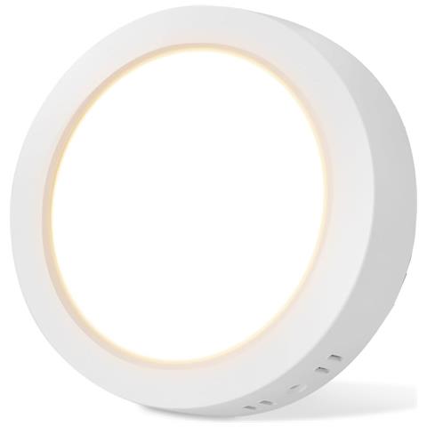 Lampada Da Soffitto Led Bagno 12w Equivalente 108w 3000k Luce Bianca Calda - Foto 1