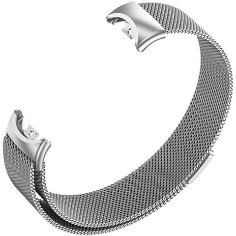 Cinturino Magnetico In Metallo Compatibile Con Xiaomi Band 8/9/10 - Stile Ufficiale Silver - Foto 2