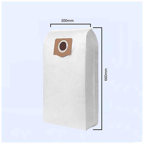 Confezione Da 10 Sacchetti Per La Polvere In Tessuto Non Tessuto Compatibili Con L'aspirapolvere Ego Power+ 9-gallon Wet /dry Avg0905 - Foto 5