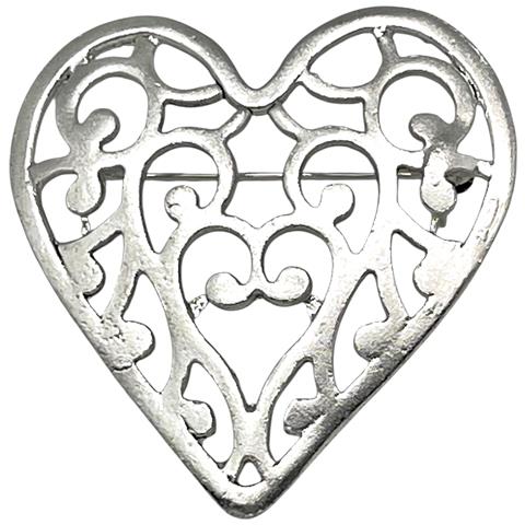 Spilla Labirinto Nel Mio Cuore In Argento 10µ, Design Esclusivo - Foto 1