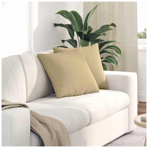 Cuscini da Divano 2 pcs Grigio Verde 45 x 45 cm - Foto 2
