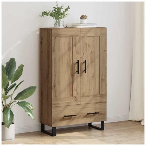 Credenza con cassetto Rovere artigianale 69,5 x 31 x 115 cm - Foto 2