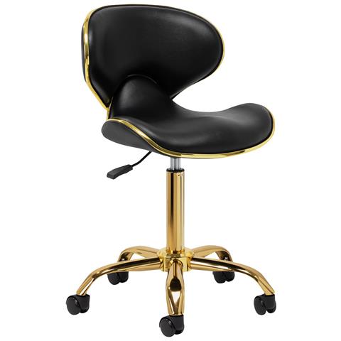 sgabello cosmetico Q-4599G nero - Foto 1