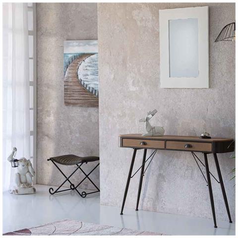 Panca In Metallo E Pelle Verde 52x45x45 - Foto 2