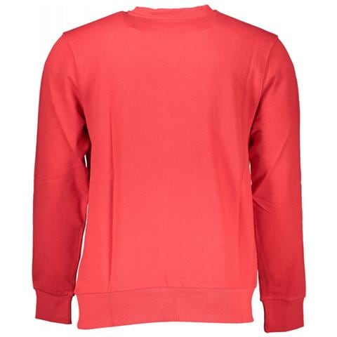 FELPA ROSSA DA UOMO CON ZIP - Taglia: 2XL, Colore: Rosso - Foto 2