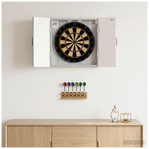 Armadio per Dartboard HAARLEM Sonoma grigio - Foto 2