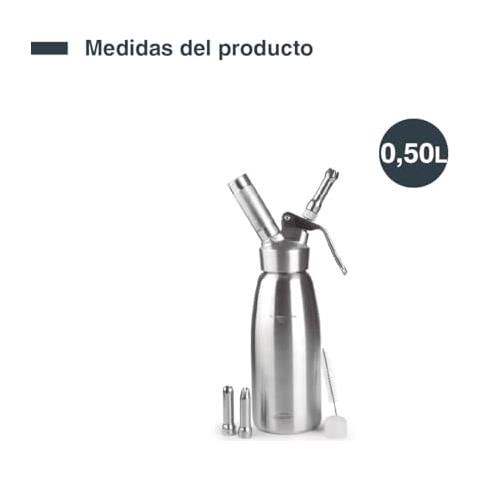 68300 - Sifone, Sifone Epicurean, Robusto e durevole, Acciaio inossidabile 18/10 - Foto 2