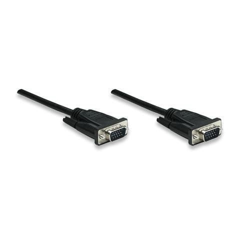 ICOC SVGA-E-045 - Cavo monitor SVGA standard M / M 4,5 mt NERO - Foto 1