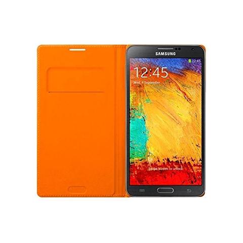 Flip Cover Custodia di Pelle per Smartphone Arancione EF-WN900BOEGWW - Foto 2