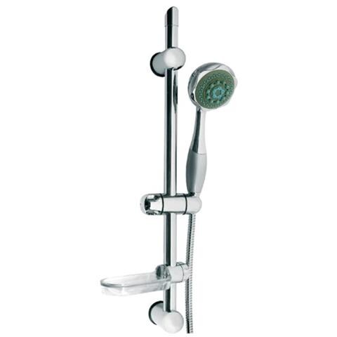 Saliscendi cromato multifunzione cambia getti Tubo Flex 150 cm - Foto 1