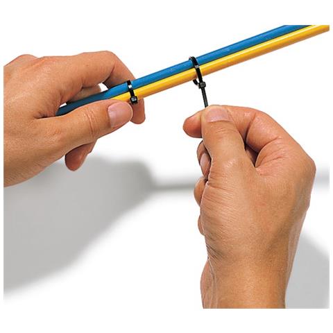 ISWT-29235-BK - Fascette Fermacavi Autobloccanti 292x3,5mm in Nylon 100pz Nero - Foto 6