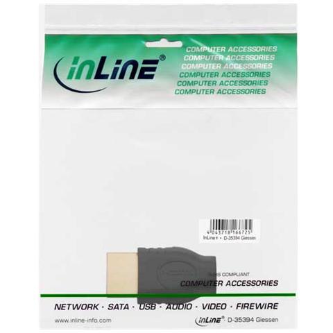 adattatore hdmi 19pin type-a maschio a hdmi micro type-d femmina, pin dorati - Foto 3