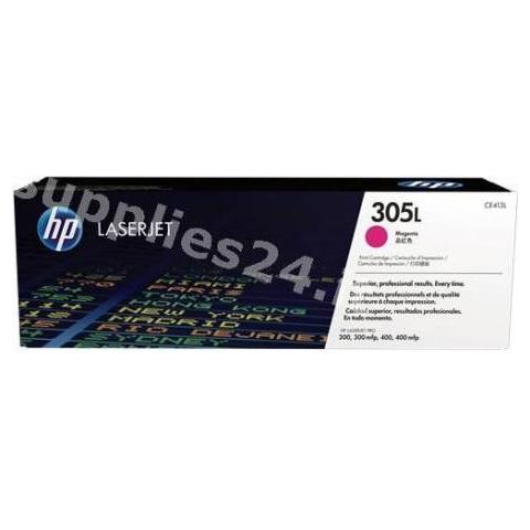 CE413L Toner Originale 305L Magenta per LaserJet Pro 300 Capacità 1 400 Pagine - Foto 3
