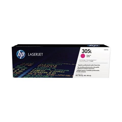 CE413L Toner Originale 305L Magenta per LaserJet Pro 300 Capacità 1 400 Pagine - Foto 2